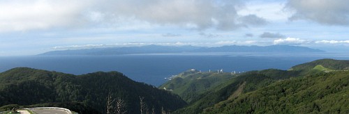 北海道が見える