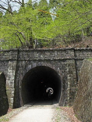 信越本線旧線のトンネル