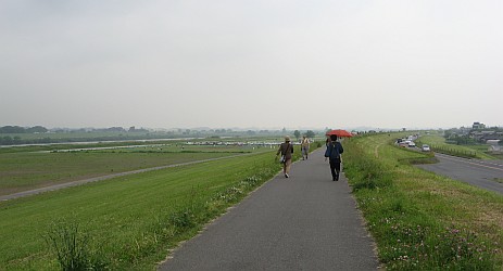 利根川河川敷