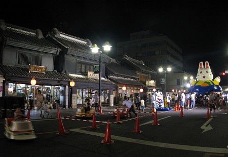 蔵の街サマーフェスタの大ウサギ