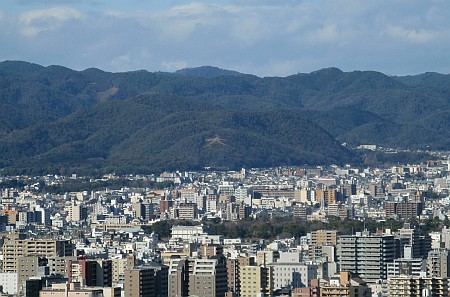 京都タワーより