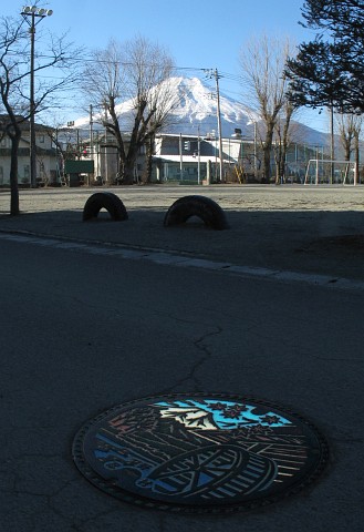 富士山と蓋